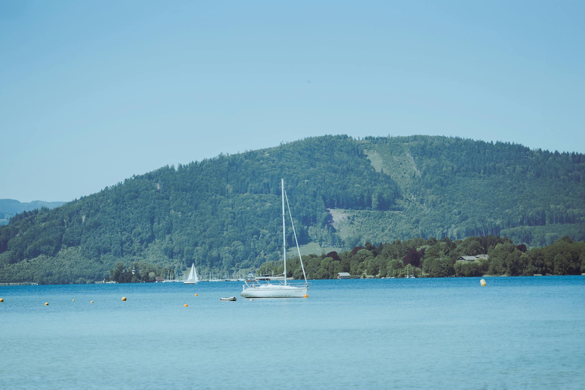 The Alte Donau — Vienna's favorite local swimming spot, with paddle boats, beaches, and waterfront cafes