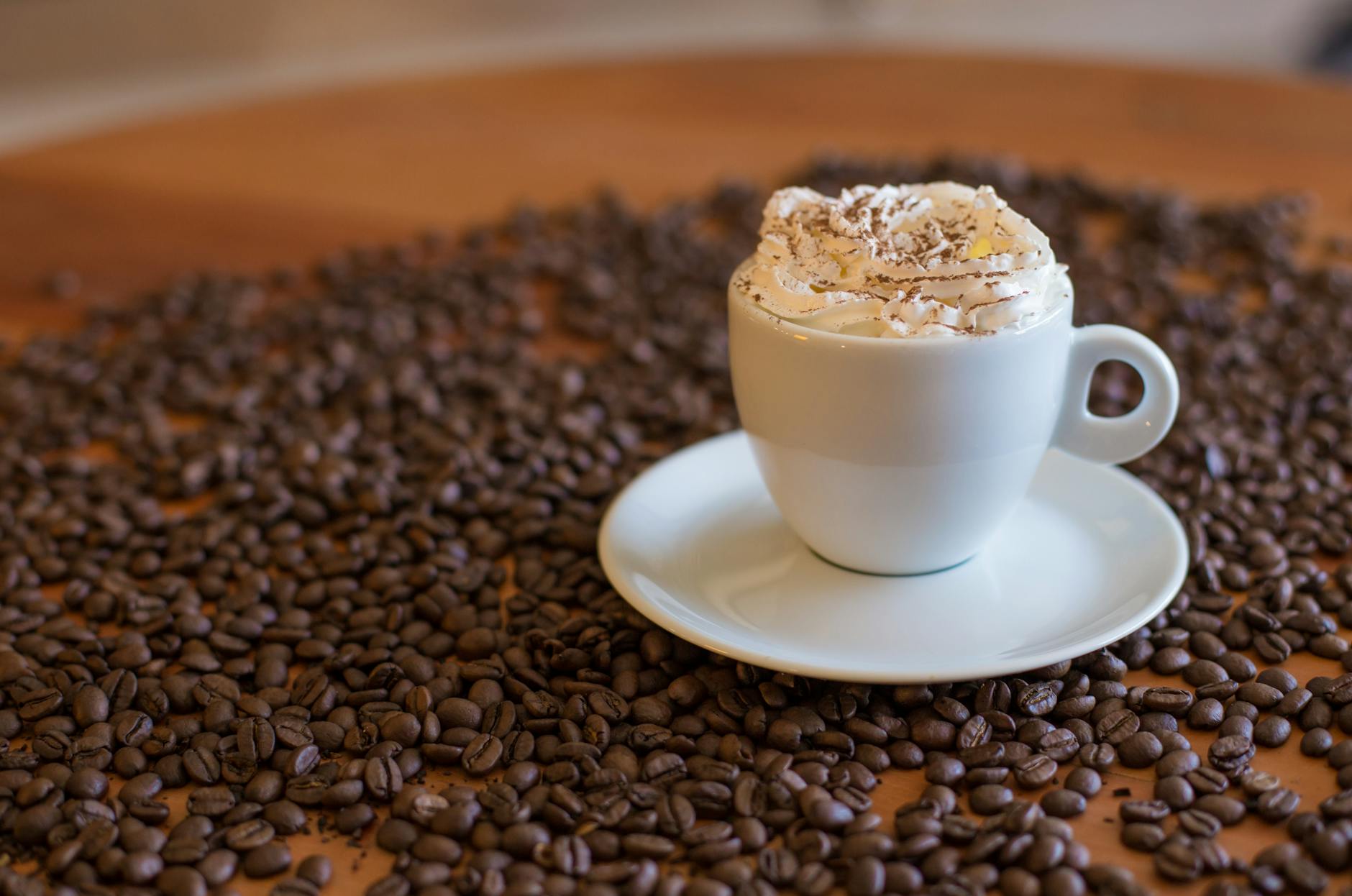 The Melange — Vienna's espresso with frothed milk, the local default order