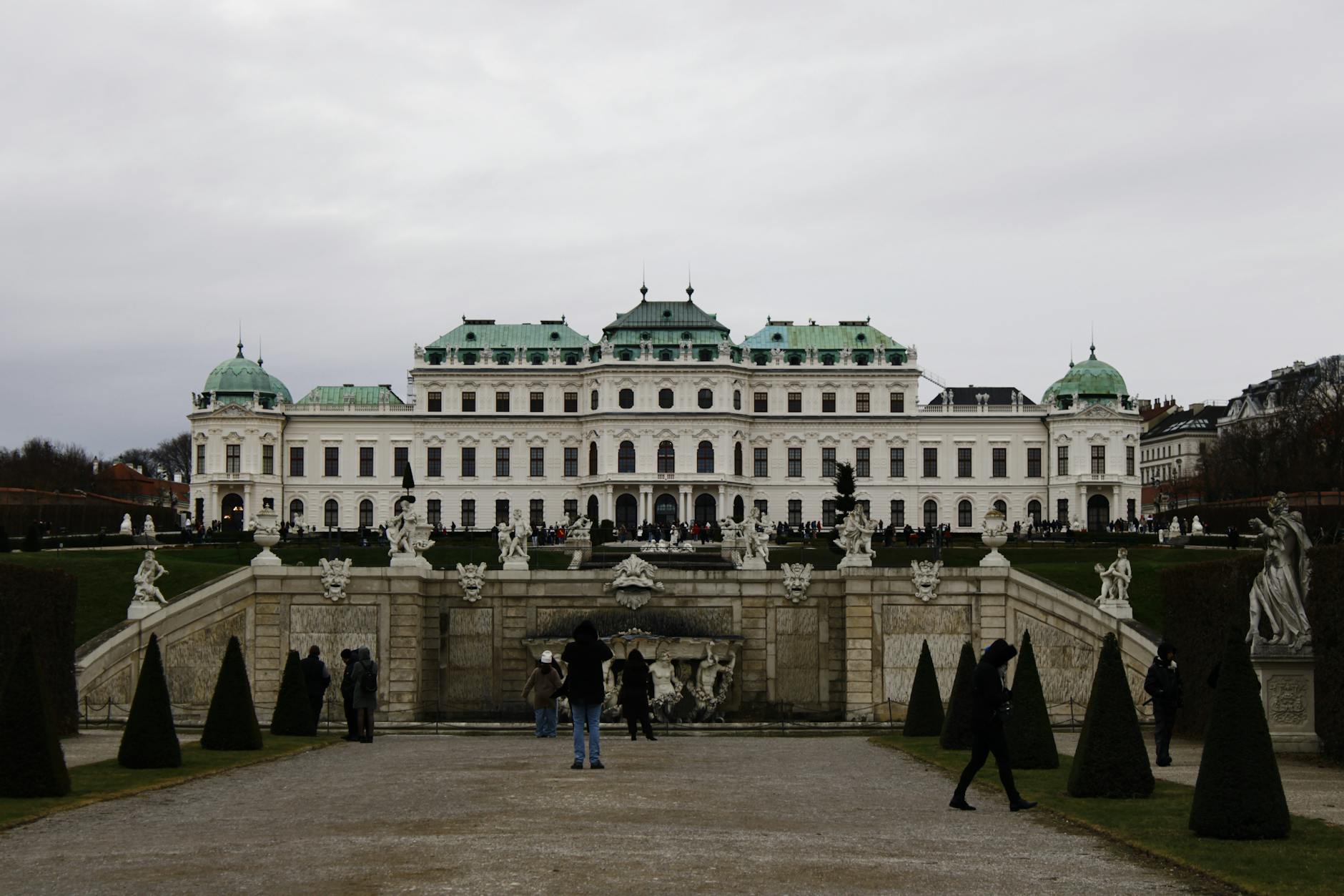 The elegant Belvedere Palace in Vienna's 3rd district — a beautiful neighborhood to stay in Vienna