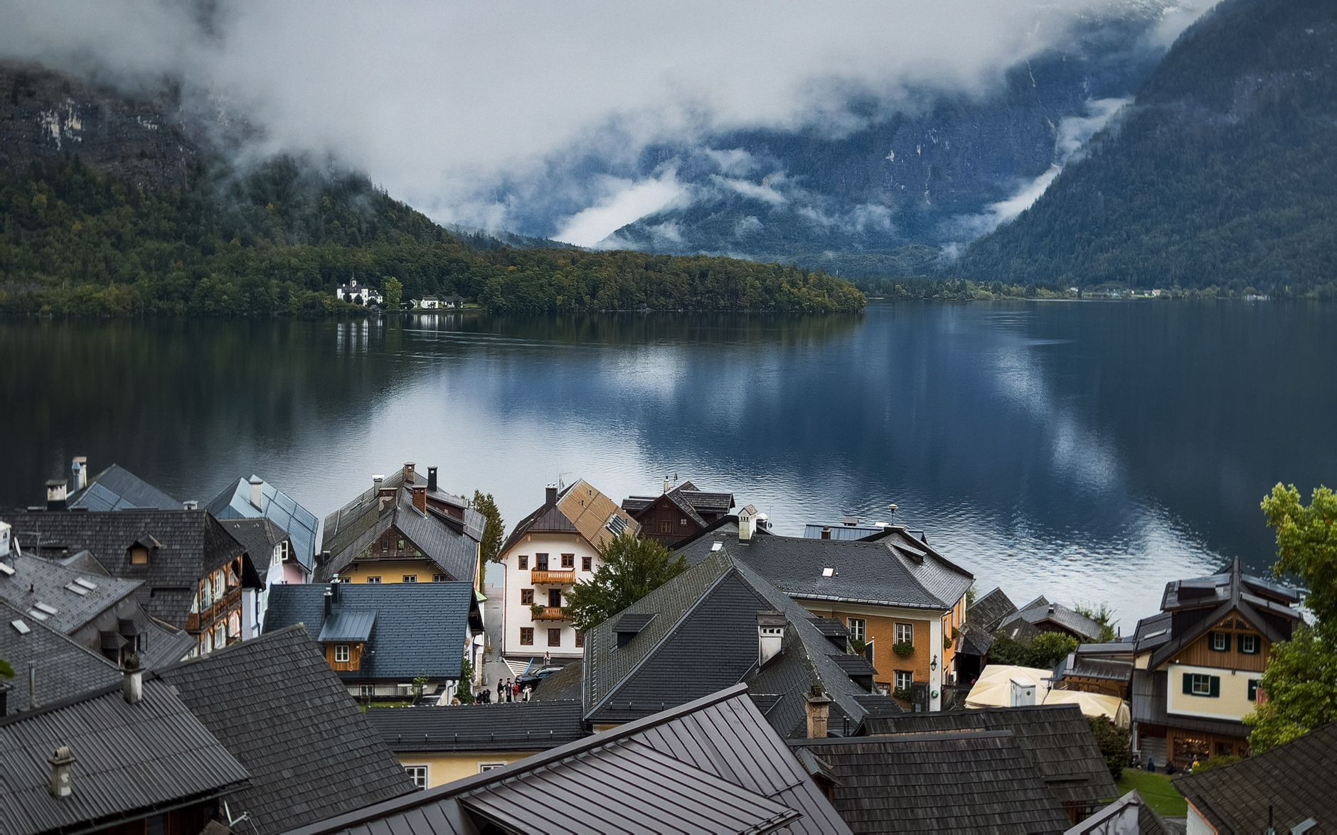 Hallstatt Austria iconic mountain village