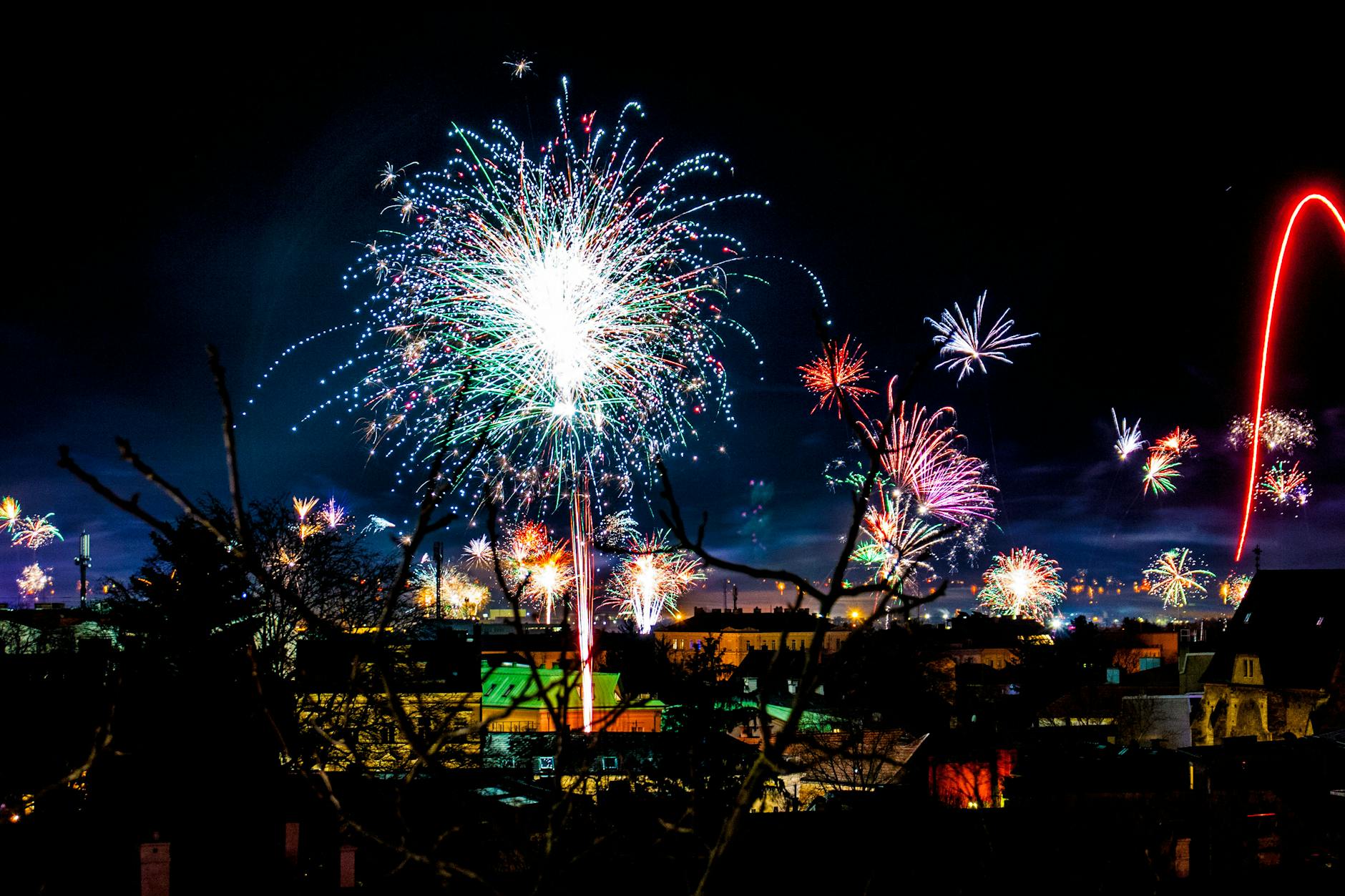 Vienna New Year's Eve fireworks